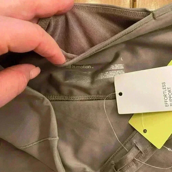 All in Motion Womens Athletic Bicycle Shorts Taupe Brown New  large - Picture 8 of 10